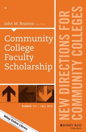Cover of the book Community College Faculty Scholarship by James F. Dalton, Eric T. Jones, Robert B. Dalton