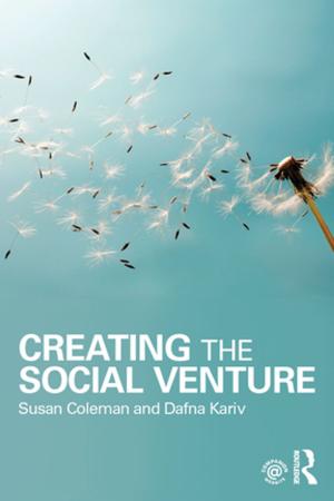 Book cover of Creating the Social Venture
