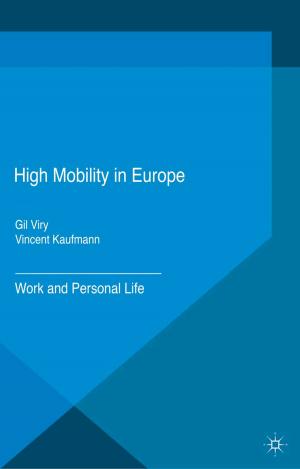 Cover of the book High Mobility in Europe by Dr Mary Spongberg