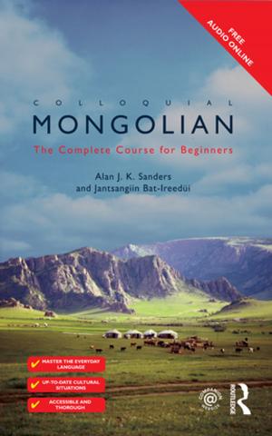 Book cover of Colloquial Mongolian