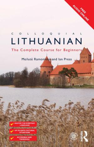 Cover of the book Colloquial Lithuanian by Jeremy Koselak