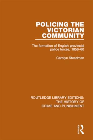 Cover of the book Policing the Victorian Community by J.H. Alexander
