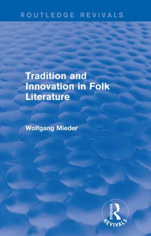 Cover of the book Tradition and Innovation in Folk Literature by Stefan Poppelreuter