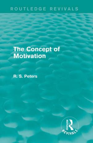 Cover of the book The Concept of Motivation by Paul T. Mitchell