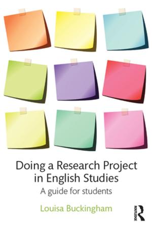 Cover of the book Doing a Research Project in English Studies by Julia Hornberger