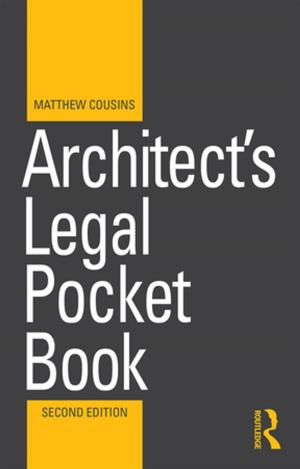 Cover of the book Architect's Legal Pocket Book by Brian McHale
