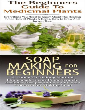 Book cover of The Beginners Guide to Medicinal Plants & Soap Making for Beginners