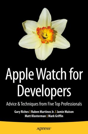 Book cover of Apple Watch for Developers