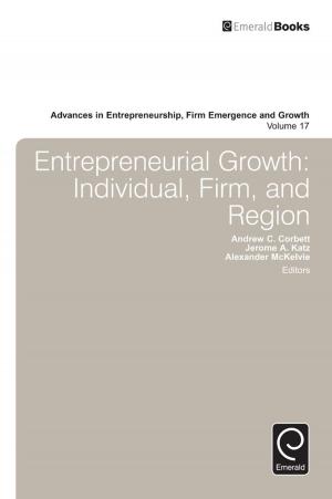 Cover of the book Entrepreneurial Growth by Roger Koppl, Virgil Henry Storr