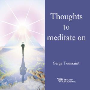Book cover of Thoughts to meditate on