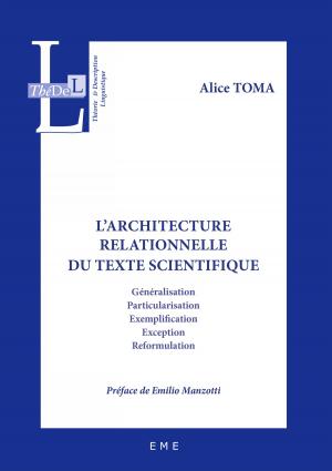 Cover of the book L'architecture relationnelle du texte scientifique by Olivier Santamaria, Anna Maria Vileno