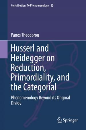 Cover of the book Husserl and Heidegger on Reduction, Primordiality, and the Categorial by János Mayer, Beáta Strazicky, István Deák, János Hoffer, Ágoston Németh, Béla Potecz, András Prékopa