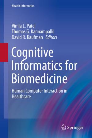 Cover of the book Cognitive Informatics for Biomedicine by Olivia Johanna Erdélyi