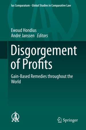 Cover of the book Disgorgement of Profits by 