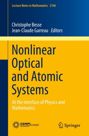 Cover of the book Nonlinear Optical and Atomic Systems by Tsviatko Rangelov, Petia Dineva, Dietmar Gross, Ralf Müller