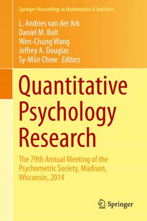 Cover of the book Quantitative Psychology Research by Tanmoy Banerjee, Debabrata Biswas
