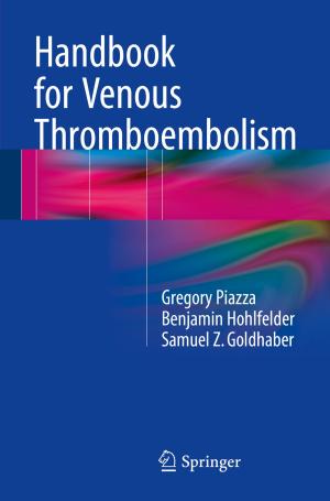 Cover of the book Handbook for Venous Thromboembolism by Filippo Gazzola