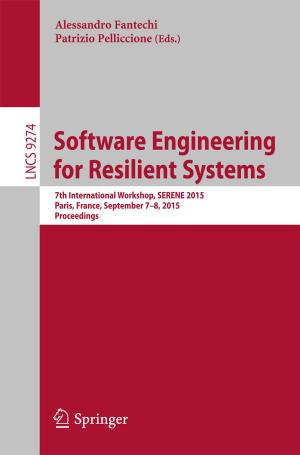 Cover of the book Software Engineering for Resilient Systems by Abadir M. Ibrahim
