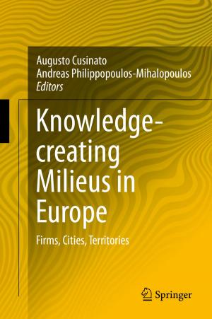 Cover of the book Knowledge-creating Milieus in Europe by Philipp Beerbaum, Hans Meyer, Ulrike Blum