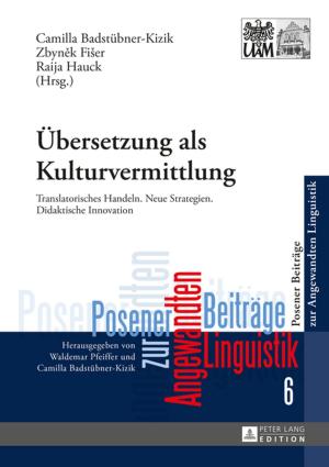 Cover of the book Uebersetzung als Kulturvermittlung by April Larremore