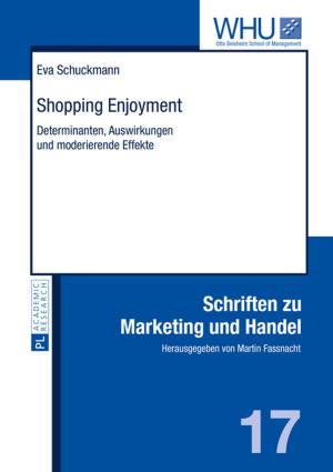 Cover of the book Shopping Enjoyment by Bernhard Walcher, Anna Mattfeldt