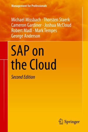 Cover of the book SAP on the Cloud by Sonja C. Grover