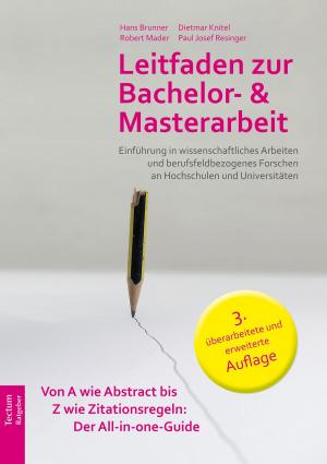 Cover of the book Leitfaden zur Bachelor- und Masterarbeit by Roman Pfefferle