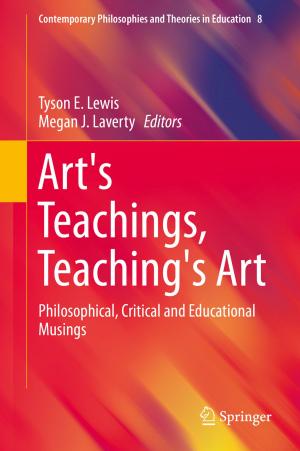 Cover of the book Art's Teachings, Teaching's Art by D.W. Ruiter