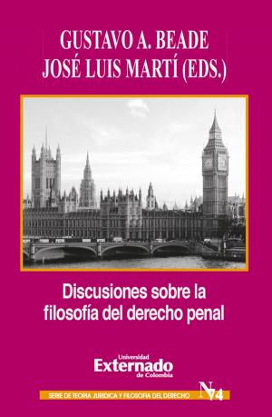 Cover of Discusiones sobre la filosofía del derecho penal