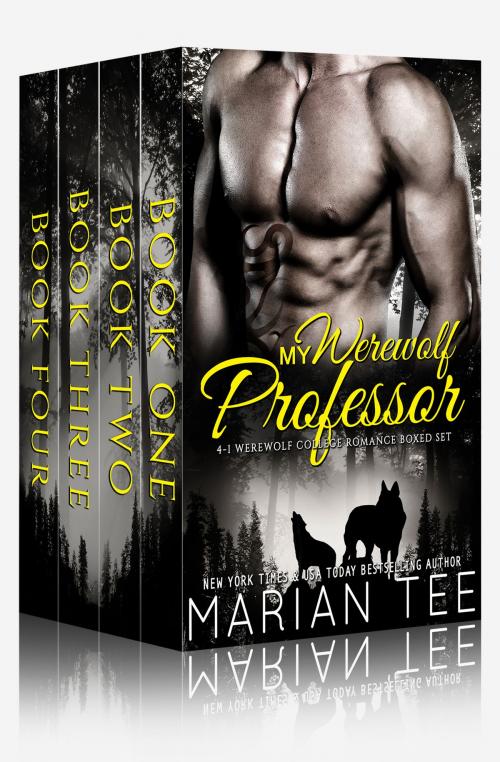 Cover of the book My Werewolf Professor: 4 in 1 Werewolf College Romance Boxed Set by Marian Tee, Jaded Speck Publishing