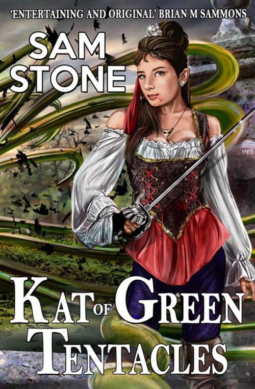 Cover of the book Kat of Green Tentacles by Sam Stone, Telos Publishing Ltd