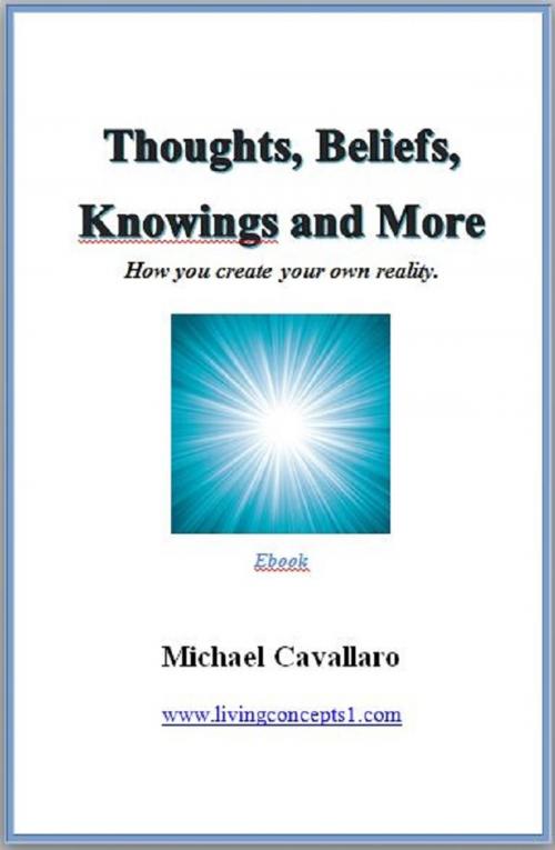 Cover of the book Thoughts, Beliefs, Knowings and More by Michael Cavallaro, Living Concepts
