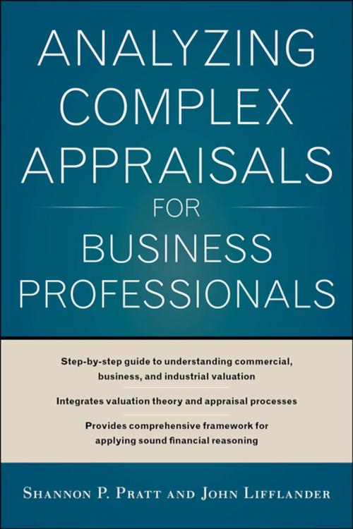 Cover of the book Analyzing Complex Appraisals for Business Professionals by Shannon P. Pratt, John Lifflander, McGraw-Hill Education