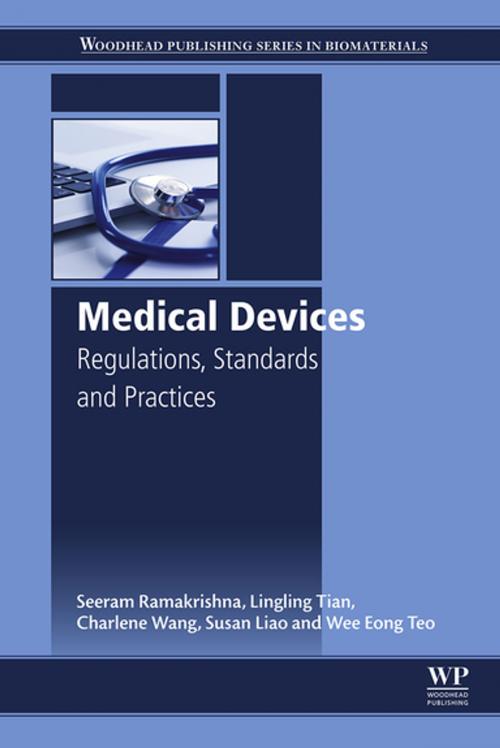 Cover of the book Medical Devices by Seeram Ramakrishna, Lingling Tian, Charlene Wang, Susan Liao, Wee Eong Teo, Elsevier Science
