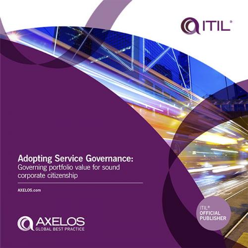 Cover of the book Adopting Service Governance: Governing Portfolio Value for Sound Corporate Citzenship by Peter  Brooks, The Stationery Office Ltd