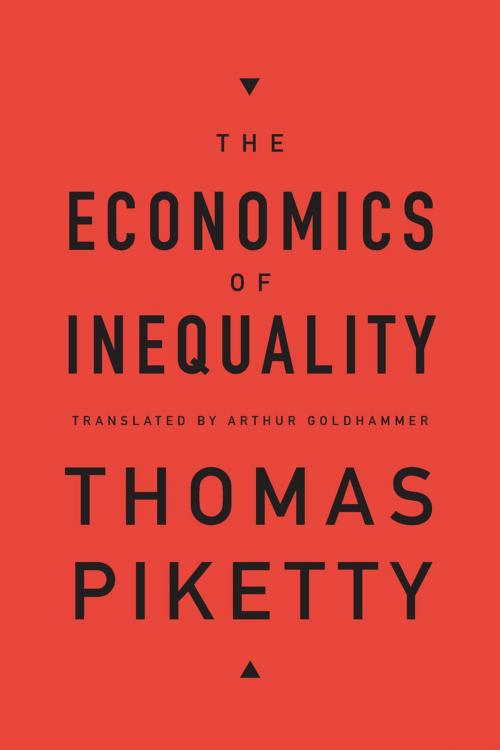 Cover of the book The Economics of Inequality by Thomas Piketty, Harvard University Press