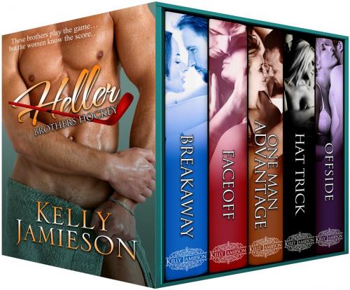 Cover of the book Heller Brothers Hockey — A Five Book Hockey Romance Collection by Kelly Jamieson, Kelly Jamieson