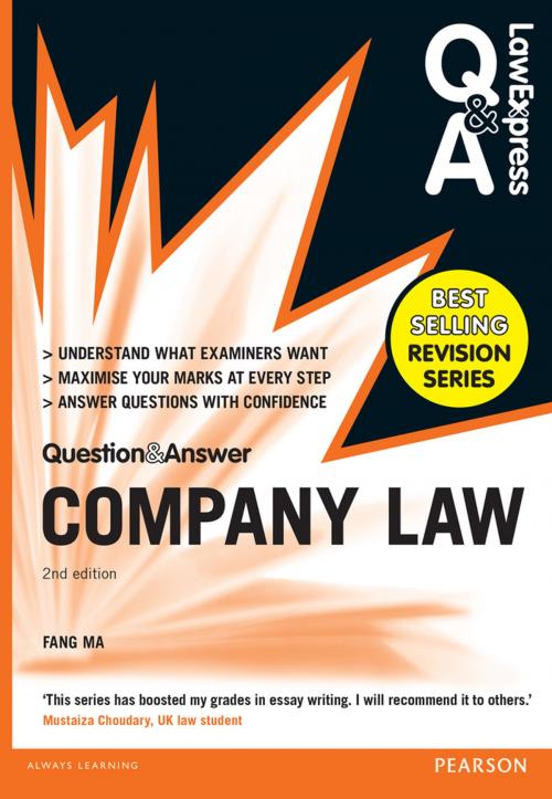 Cover of the book Law Express Question and Answer: Company Law (Q&A revision guide) by Dr Fang Ma, Pearson Education Limited