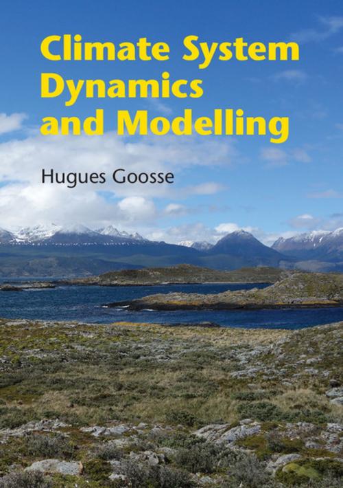 Cover of the book Climate System Dynamics and Modelling by Hugues Goosse, Cambridge University Press