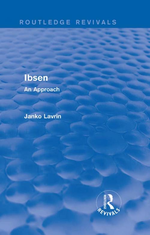 Cover of the book Ibsen by Janko Lavrin, Taylor and Francis