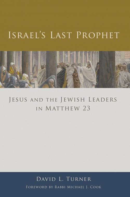 Cover of the book Israel's Last Prophet by David L. Turner, Fortress Press