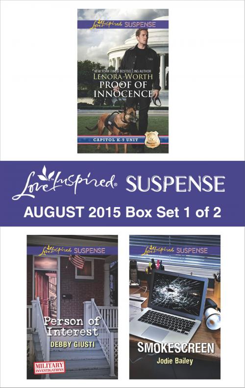 Cover of the book Love Inspired Suspense August 2015 - Box Set 1 of 2 by Lenora Worth, Debby Giusti, Jodie Bailey, Harlequin