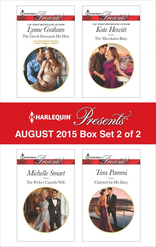Cover of the book Harlequin Presents August 2015 - Box Set 2 of 2 by Lynne Graham, Michelle Smart, Kate Hewitt, Tara Pammi, Harlequin