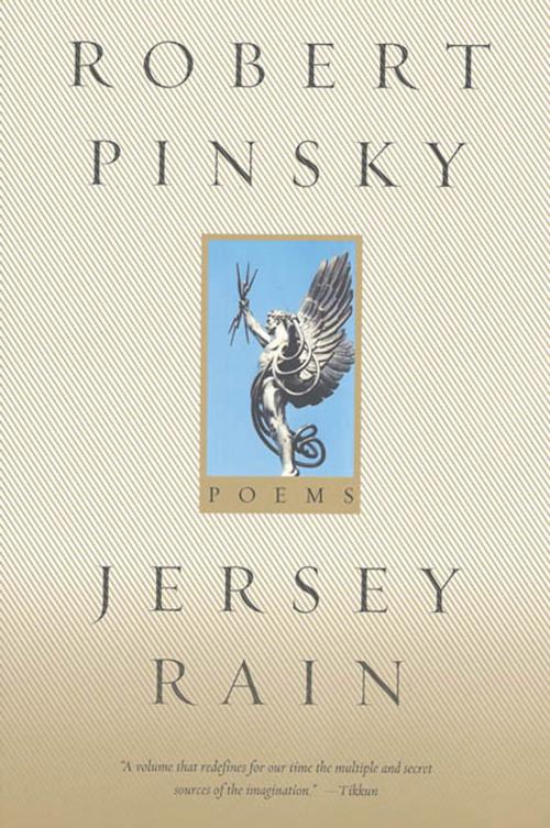 Cover of the book Jersey Rain by Robert Pinsky, Farrar, Straus and Giroux