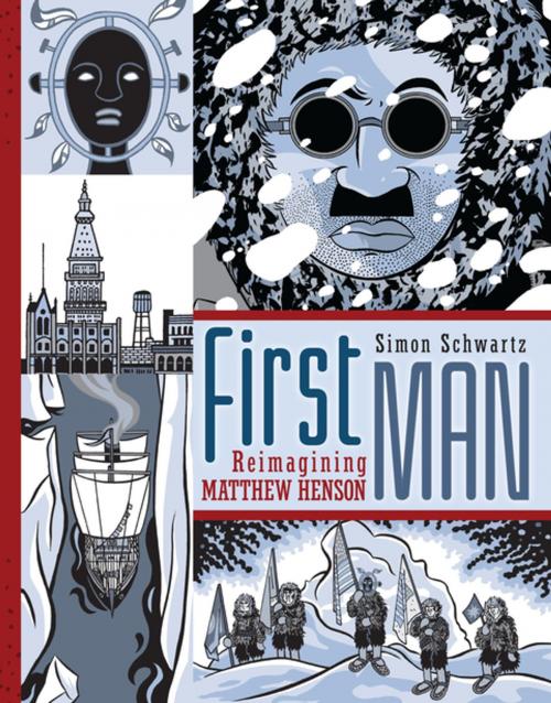 Cover of the book First Man by Simon Schwartz, Lerner Publishing Group