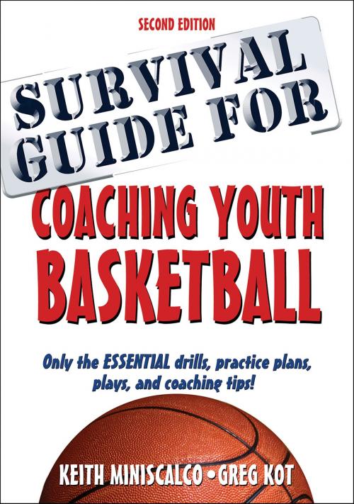 Cover of the book Survival Guide for Coaching Youth Basketball by Keith Miniscalco, Greg Kot, Human Kinetics, Inc.