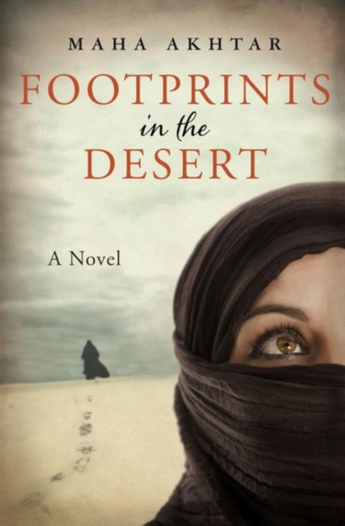 Cover of the book Footprints in the Desert by Maha Akhtar, Barcelona Digital Editions