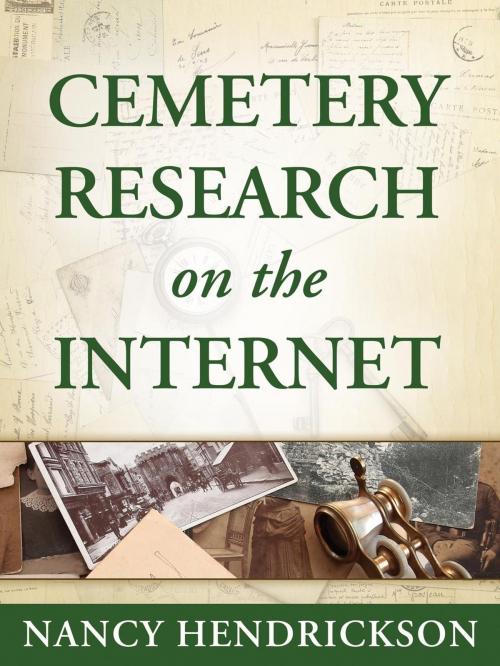 Cover of the book Cemetery Research on the Internet for Genealogy by Nancy Hendrickson, Green Pony Press, Inc.