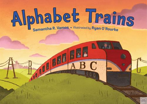 Cover of the book Alphabet Trains by Samantha R. Vamos, Charlesbridge