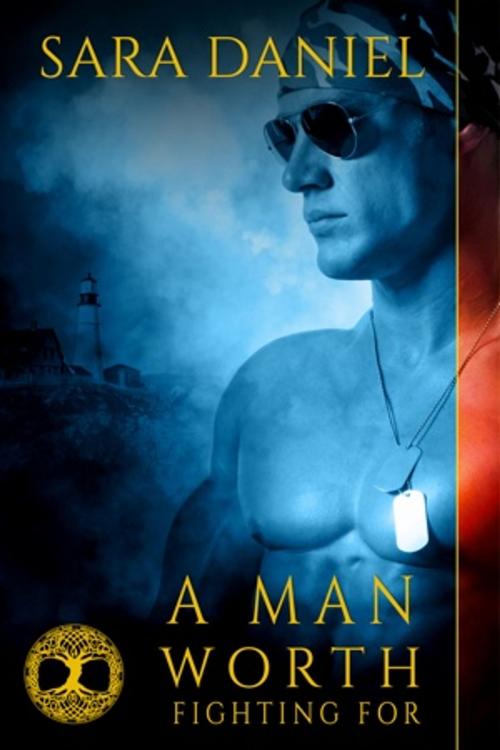 Cover of the book A Man Worth Fighting For (Wiccan Haus book 2) by Sara Daniel, Decadent Publishing Company